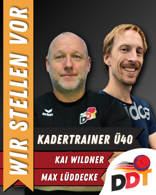 Kai-Uwe Wildner Max Lüddecke - Nationaltrainer Ü40 des Dachverband des deutschen Tchoukball e.V. (Foto: privat)